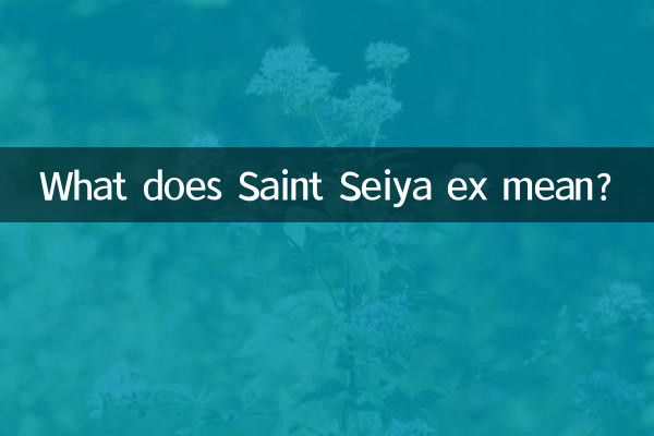 聖鬥士ex什麼意思