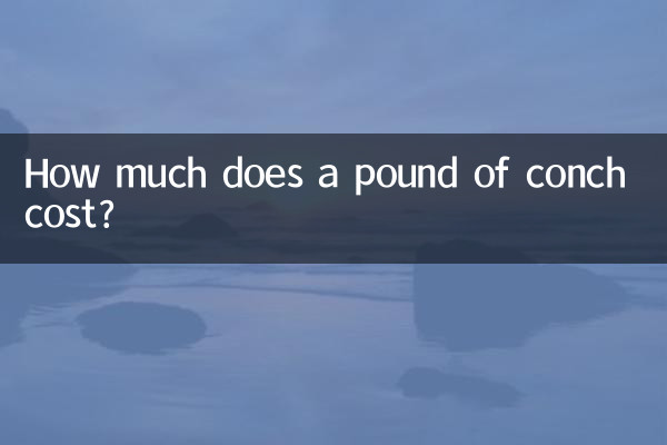 এক পাউন্ড শঙ্খের দাম কত?