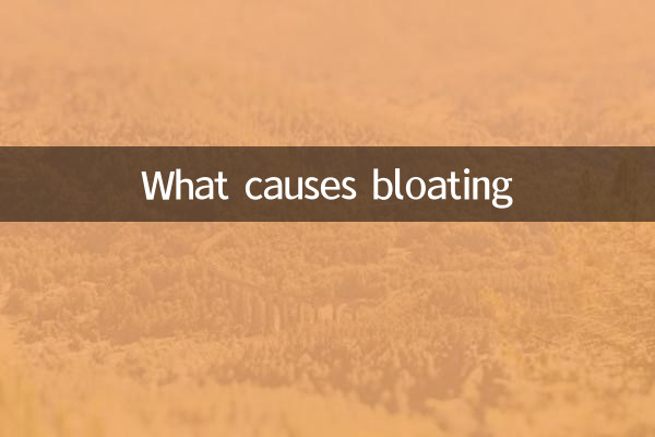 Quelles sont les causes des ballonnements