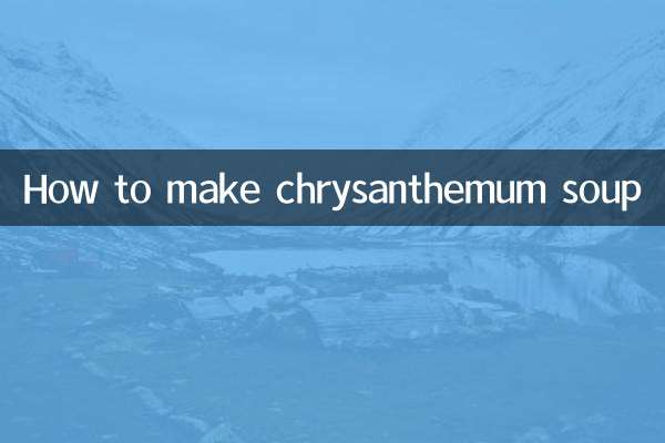 طرز تهیه سوپ گل داوودی