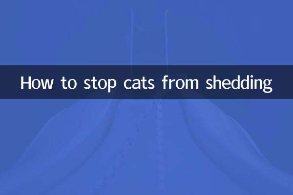 How to stop cats from shedding