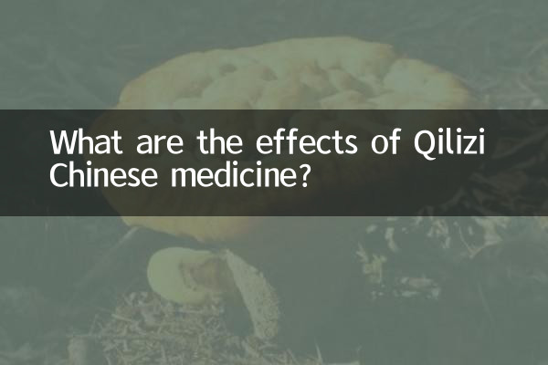 Qilizi漢方薬の効果は何ですか?