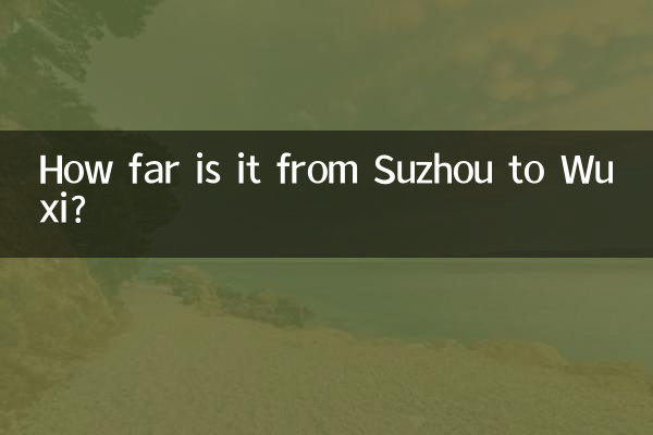How far is it from Suzhou to Wuxi?
