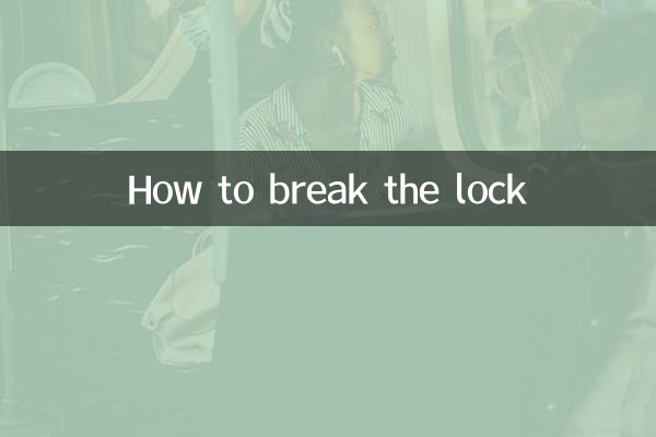 So brechen Sie das Schloss auf