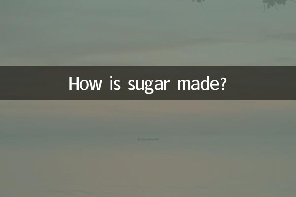 Wie wird Zucker hergestellt?