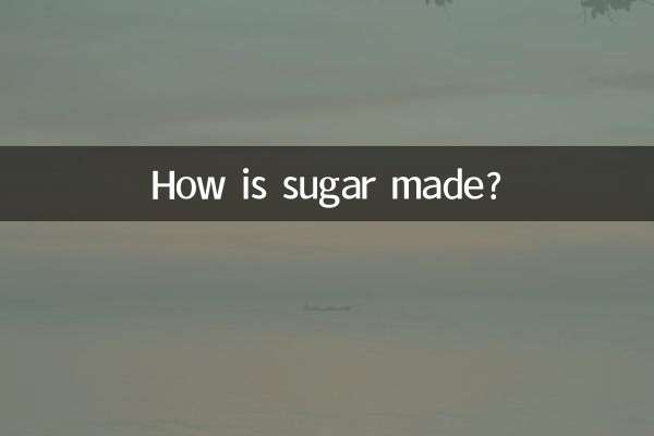 Wie wird Zucker hergestellt?