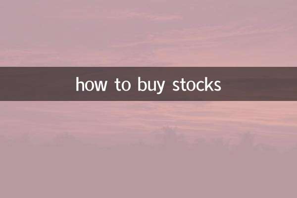how to buy stocks