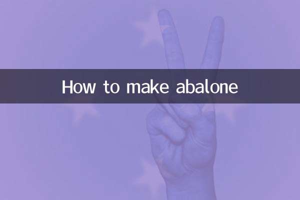 Comment faire de l'ormeau