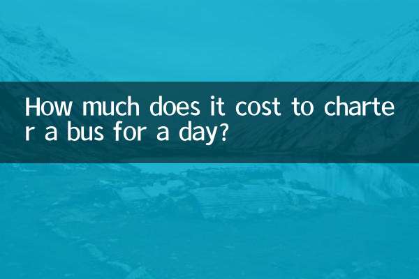 Combien coûte l’affrètement d’un bus pour une journée ?