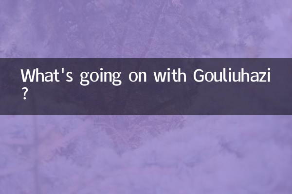 Que se passe-t-il avec Gouliuhazi ?