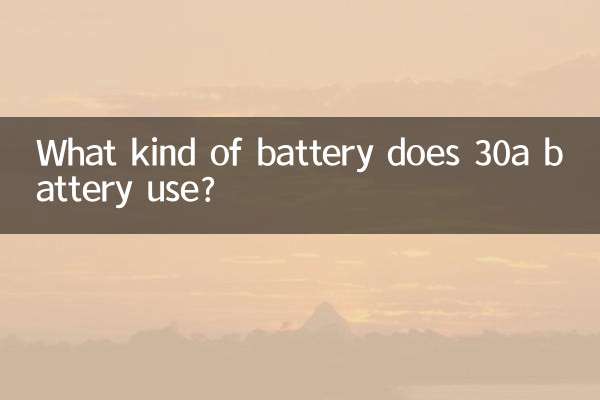 30a電調用什麼電池