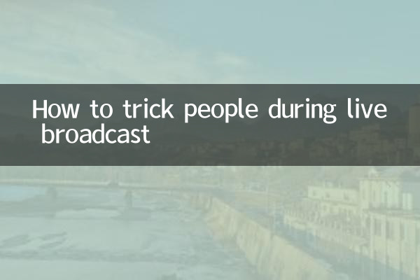 Wie man Leute während einer Live-Übertragung austrickst