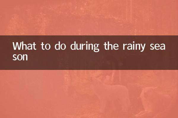 বর্ষাকালে কি করবেন
