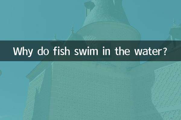 Por que os peixes nadam na água?