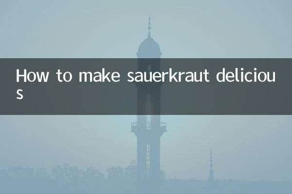 Cómo hacer delicioso el chucrut