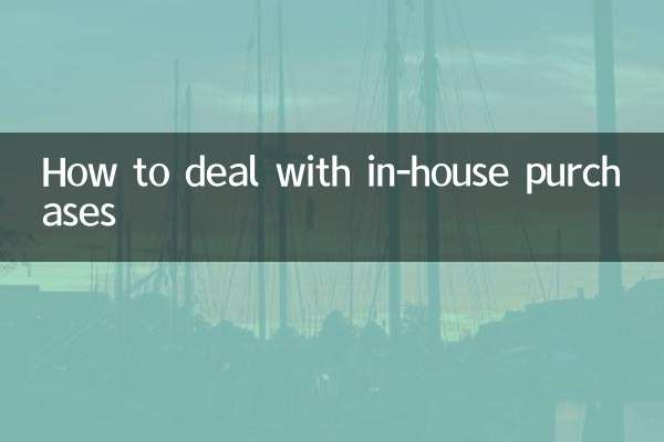 اندرون ملک خریداریوں سے نمٹنے کے لئے کیسے