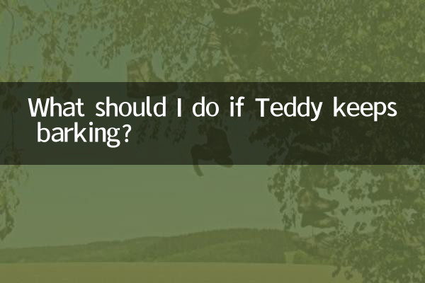 Cosa devo fare se Teddy continua ad abbaiare?