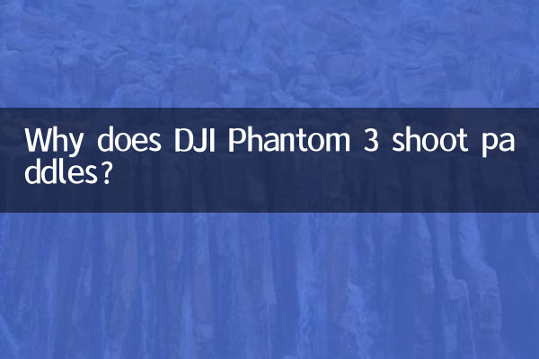 Por que o DJI Phantom 3 dispara remos?