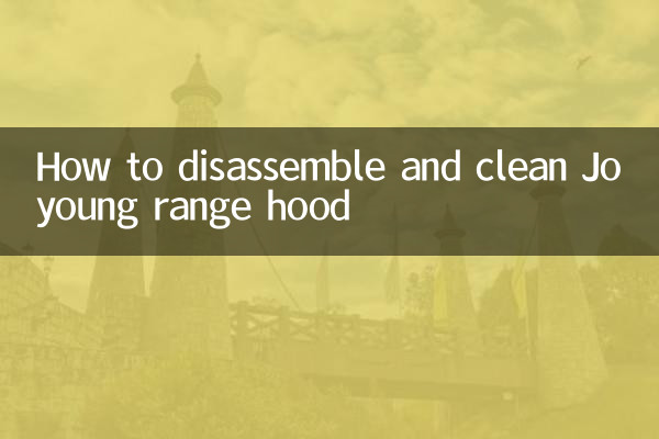 Comment démonter et nettoyer la hotte Joyoung