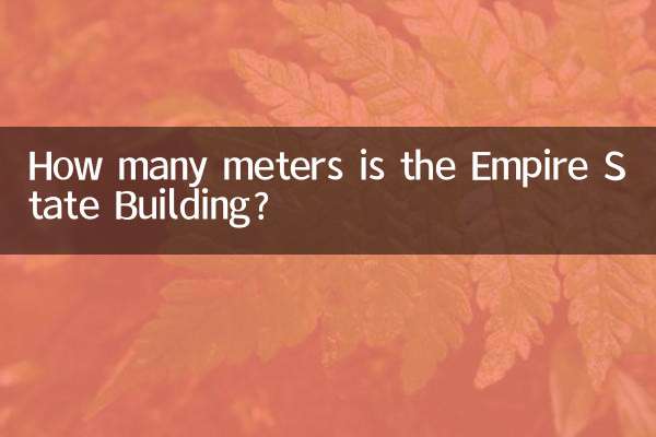 Combien de mètres mesure l’Empire State Building ?