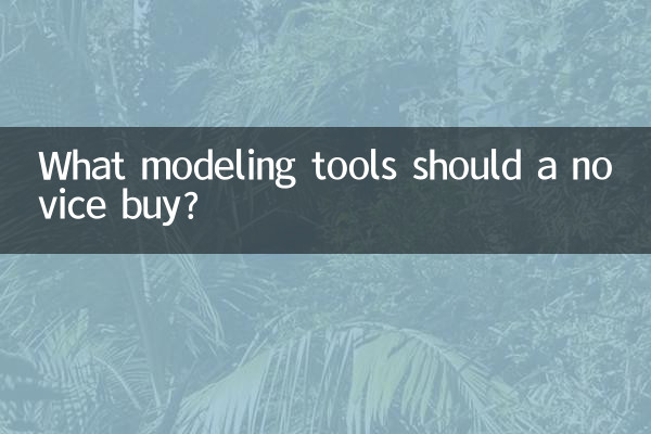 Quais ferramentas de modelagem um novato deve comprar?