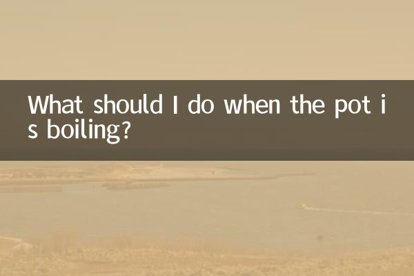 O que devo fazer quando a panela estiver fervendo?