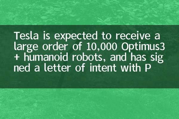 توقع کی جاتی ہے کہ ٹیسلا کو 10،000 آپٹیمس 3+ ہیومنوائڈ روبوٹ کا ایک بڑا آرڈر ملے گا ، اور اس نے فارمگری کے ساتھ خط کے ارادے پر دستخط کیے ہیں۔