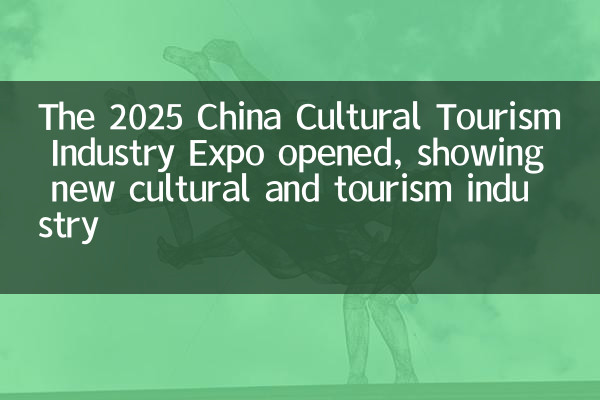 2025年の中国文化観光産業博覧会がオープンし、新しい文化および観光産業を示しています