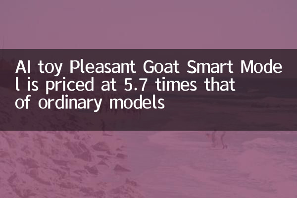AI玩具喜羊羊智能款價格是普通款的5.7倍