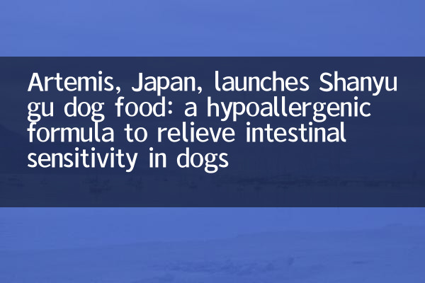 日本のアルテミスは、犬の腸の感受性を緩和するための低刺激性の粉ミルクを発売します。