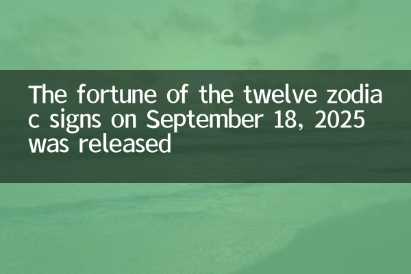 تم إصدار ثروة علامة زودياك الاثني عشر في 18 سبتمبر 2025