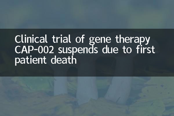 Клиническое исследование генной терапии CAP-002 приостановтится из-за первой смерти пациента