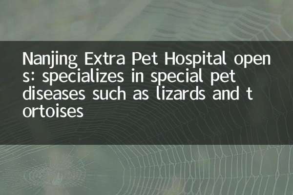 Откроется дополнительная домашняя больница Nanjing: специализируется на особых заболеваниях домашних животных, таких как ящерицы и черепахи
