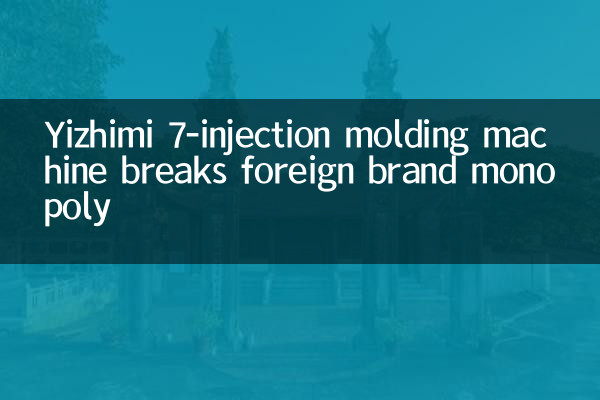 Yizhimi 7-Iniecied Stamping Machine rompe il monopolio del marchio straniero