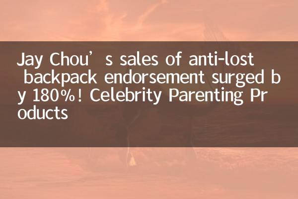 جے چو کی اینٹی گمشدہ بیگ کی توثیق کی فروخت میں 180 ٪ اضافہ ہوا! مشہور شخصیت والدین کی مصنوعات