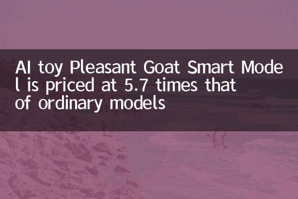 KI -Spielzeug Pleasant Goat Smart Model kostet das 5,7 -fache der gewöhnlichen Modelle