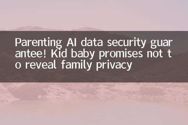 Garanzia di sicurezza dei dati di genitorialità! Kid baby promette di non rivelare la privacy della famiglia