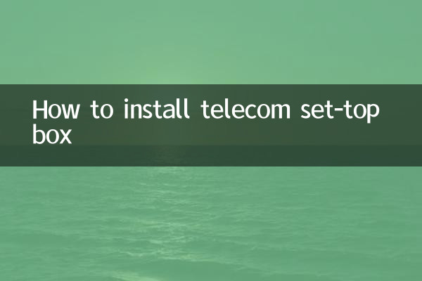 How to install telecom set-top box