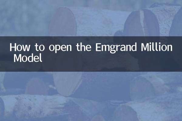 How to open the Emgrand Million Model