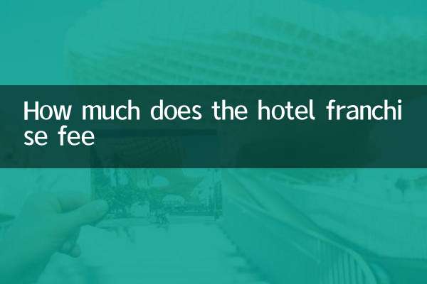Quanto fa la tassa di franchising dell'hotel