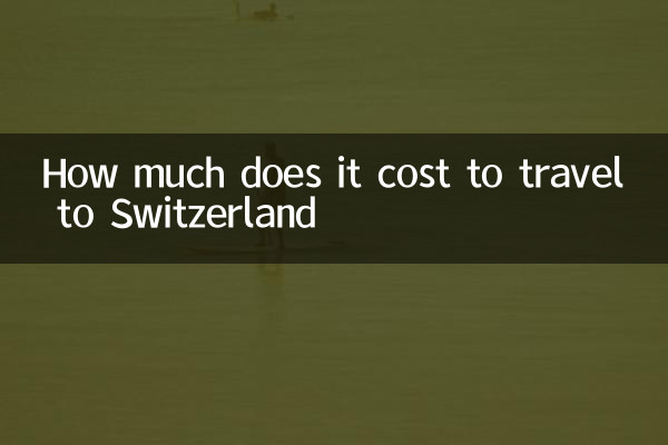 Wie viel kostet eine Reise in die Schweiz?