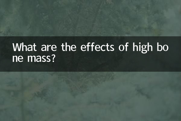 Welche Auswirkungen hat eine hohe Knochenmasse?