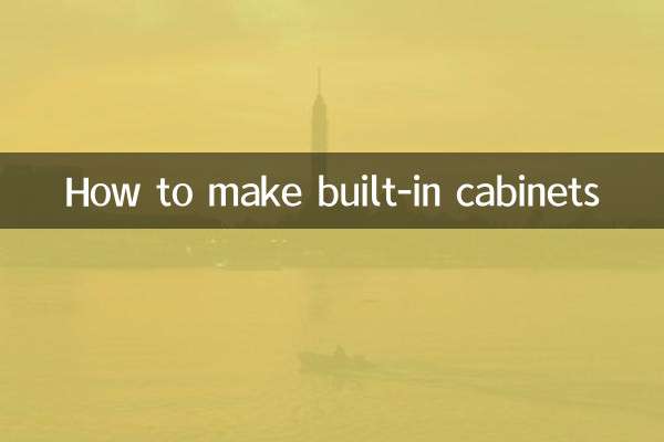 How to make built-in cabinets