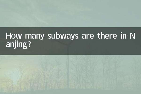Wie viele U-Bahnen gibt es in Nanjing?
