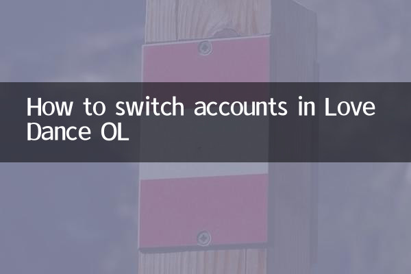 Como trocar de conta no Love Dance OL