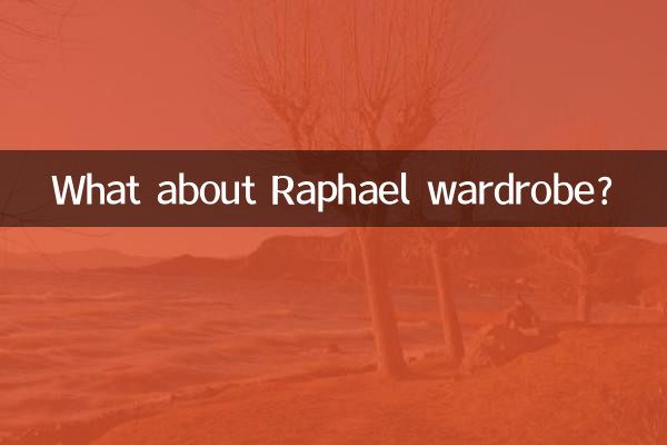 Et la garde-robe de Raphaël ?