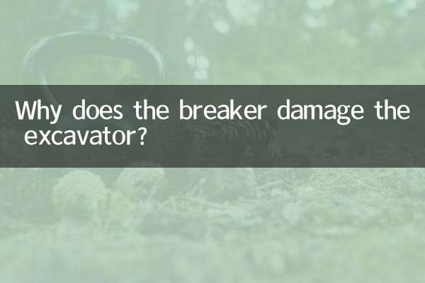 Perché il martello danneggia l'escavatore?