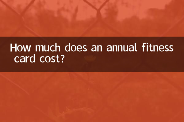 Wie viel kostet eine jährliche Fitnesskarte?