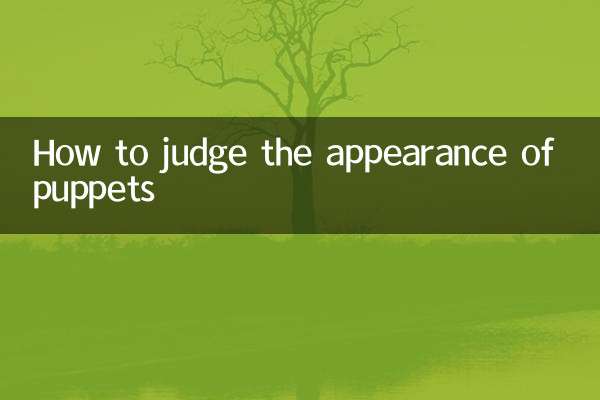 कठपुतलियों की शक्ल-सूरत का आकलन कैसे करें?