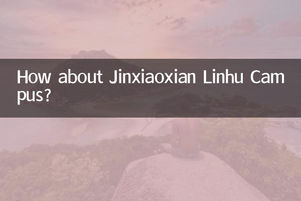 Wie wäre es mit dem Jinxiaoxian Linhu Campus?